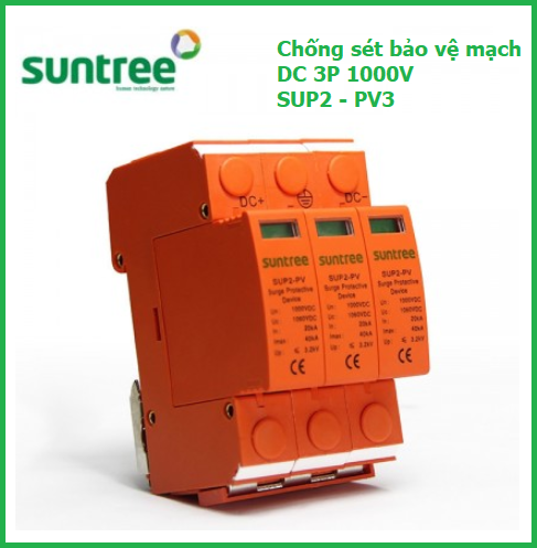 CHỐNG SÉT BẢO VỆ MẠCH DC 3P20/1000V