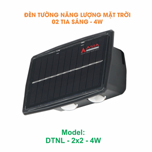 ĐÈN TƯỜNG NĂNG LƯỢNG MẶT TRỜI 2 TIA SÁNG - 4W