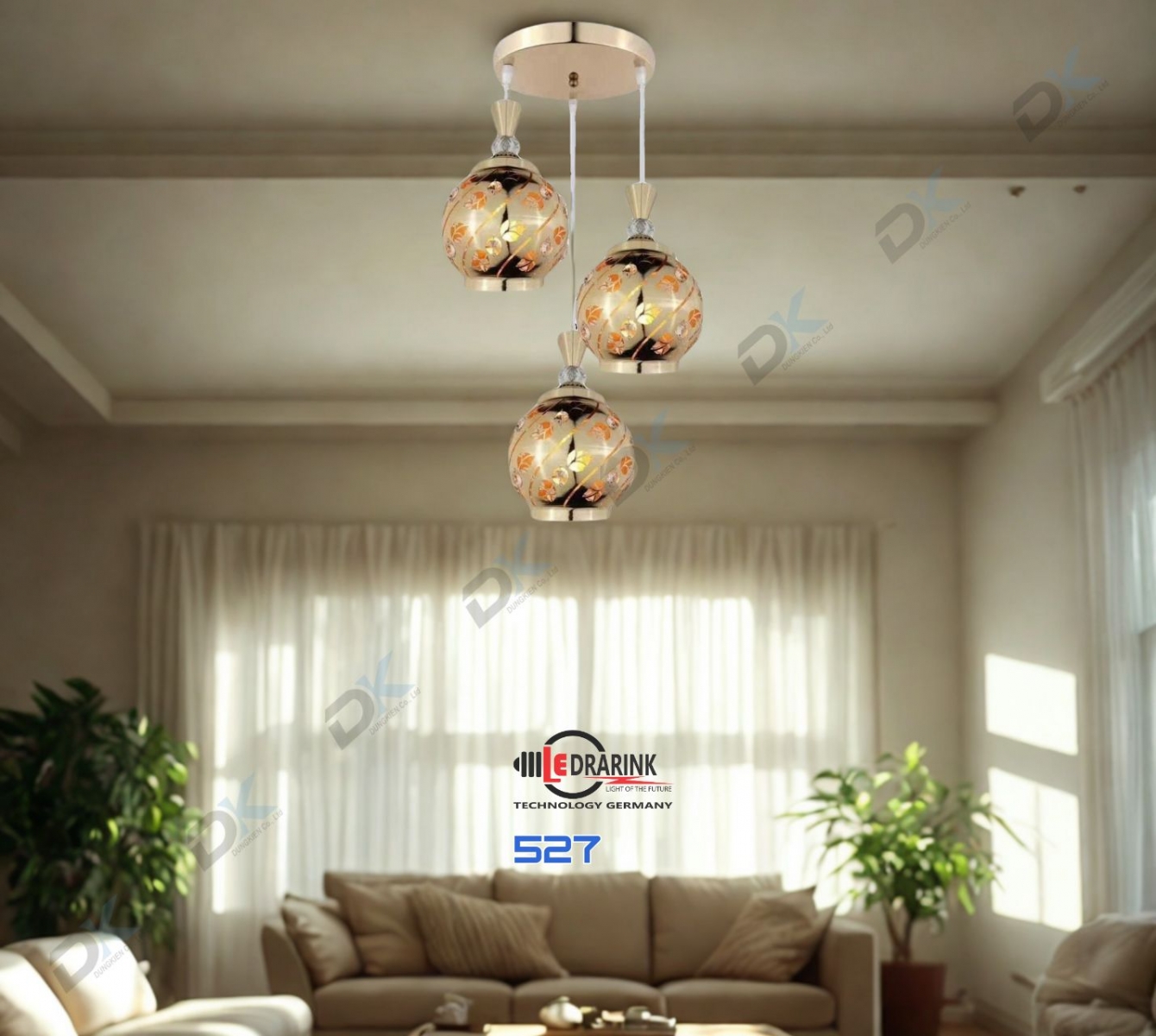 Đèn thả 3 528 Drarink