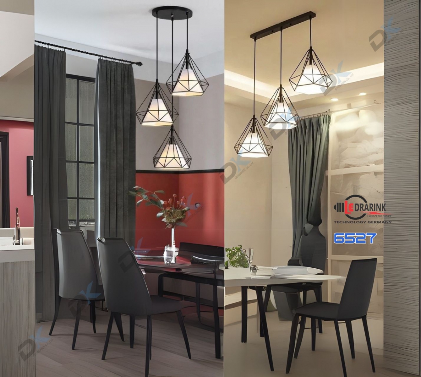 Đèn thả 3 8671 Drarink