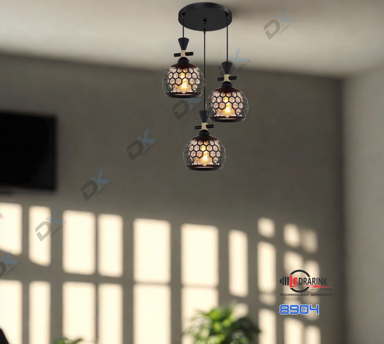  Đèn thả 3 8904 Drarink
