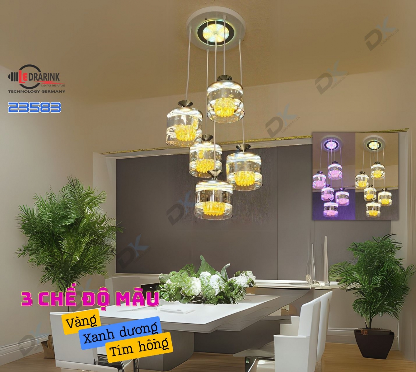      Thả ly thủy tinh 23583/5 (V_XD_H) Drarink
