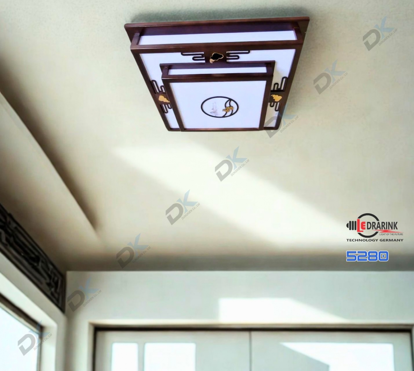       Mâm gỗ vuông 5280 D550 Drarink