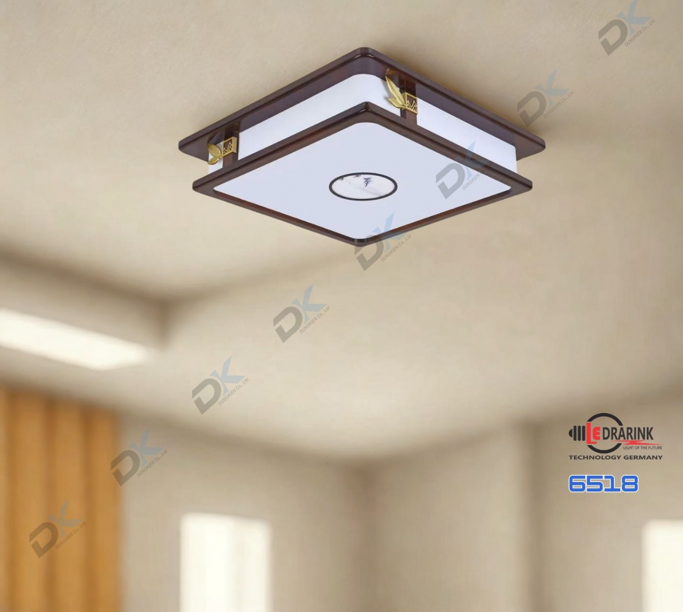       Mâm gỗ vuông 6518 D550 Drarink